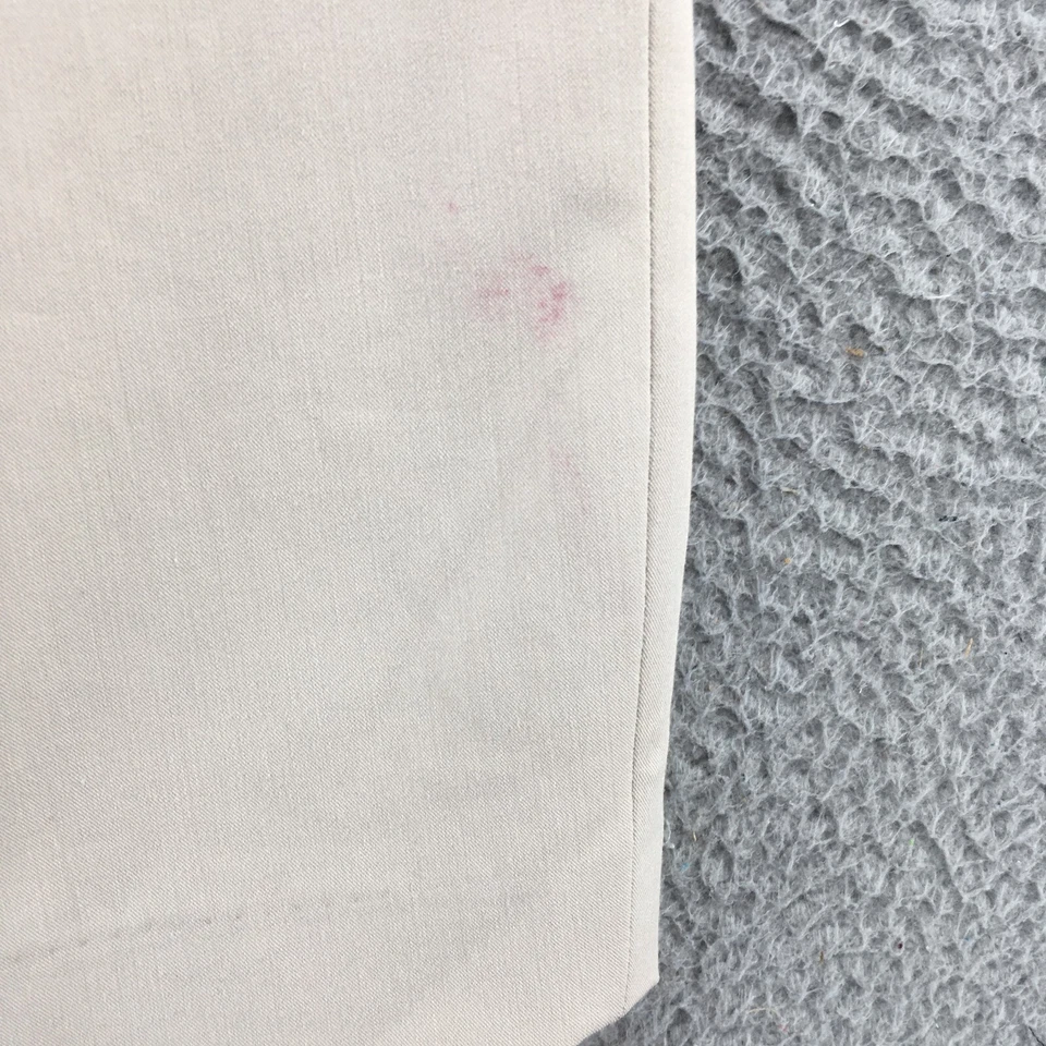 Saia Merona reta e lápis feminina 18 (real 37X24) bege fenda traseira zíper NOVA - Imagem 4 de 4