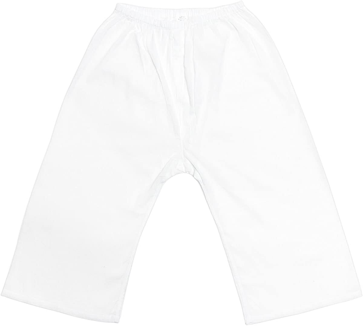 Japanese Men's Traditional Kimono inner under Pants Suteteko White