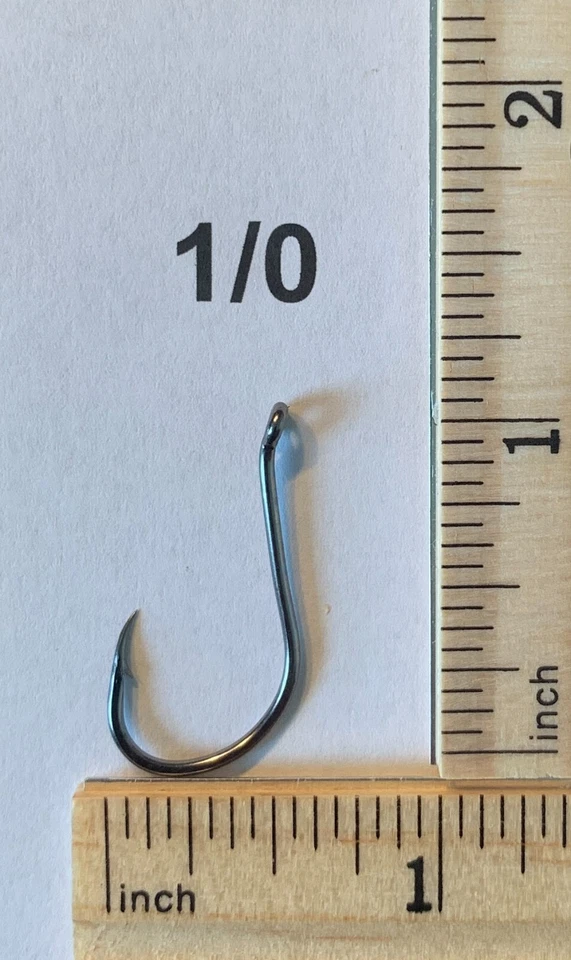 🇺🇸 25/50/100 CÍRCULO PULPO Ganchos de Pesca. 1/0-9/0 Envío GRATIS/RÁPIDO desde EE. UU. Foto 3 de 4
