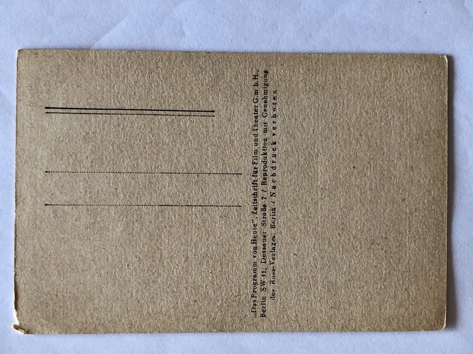 Rene Deltgen Postkarte AK nicht gelaufen - Bild 3 von 3