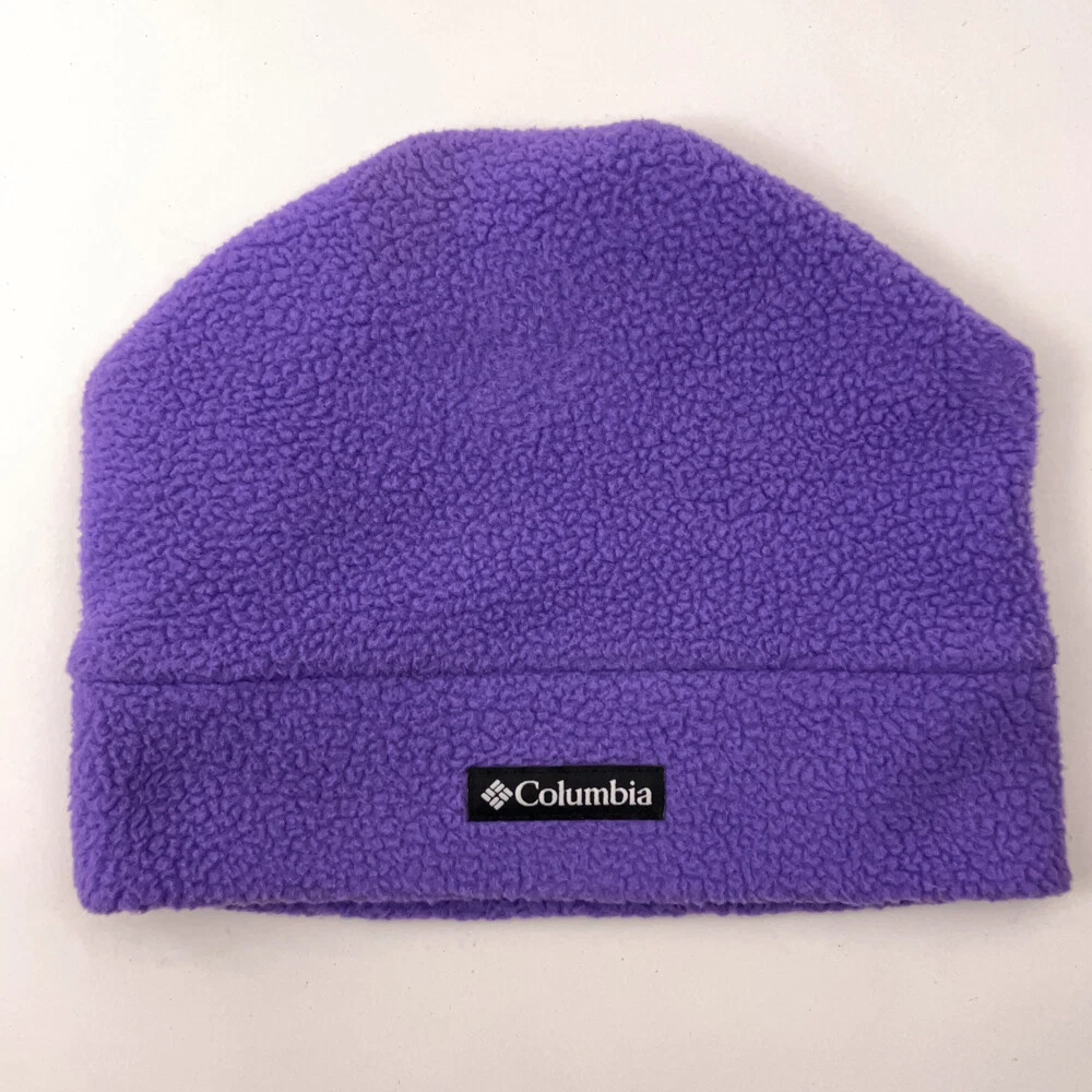 Columbia High Pile Fleece hat reflective omni heat lining youth L/XL women S/M
