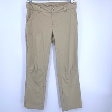 Columbia Omni-Shield Advanced Repellency Hiking Pants Women 14 Khaki Outdoor