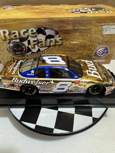 RARE* Dale Earnhardt Jr GOLD #8 Budweiser U.S. Olympic Team 2000 1/24 Diecast - Picture 9 of 17