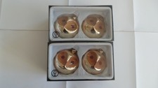UNUSED 2 BOXES  OF IKEA GOLD OWL BAUBLES