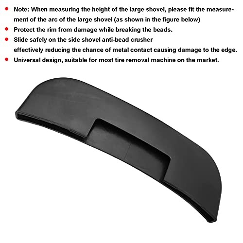 Tire Machine Parts Accessories, Black Tire Pressure Shovel Protective Sleeve 