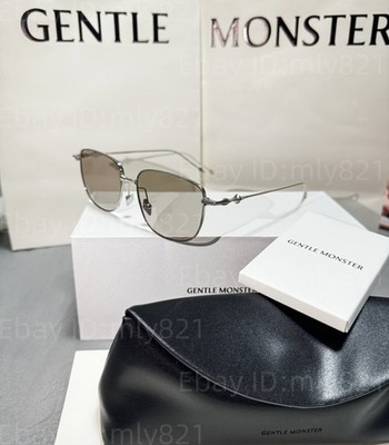 GENTLE MONSTER Academya 02(BR) サングラス GentleMonster Sunglasses BOLD - Academya 02(BR) Silver Frame Brown
