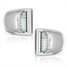 Led License Plate Lamp For 1999-2013 Chevrolet Silverado 150025003500hd Chrome