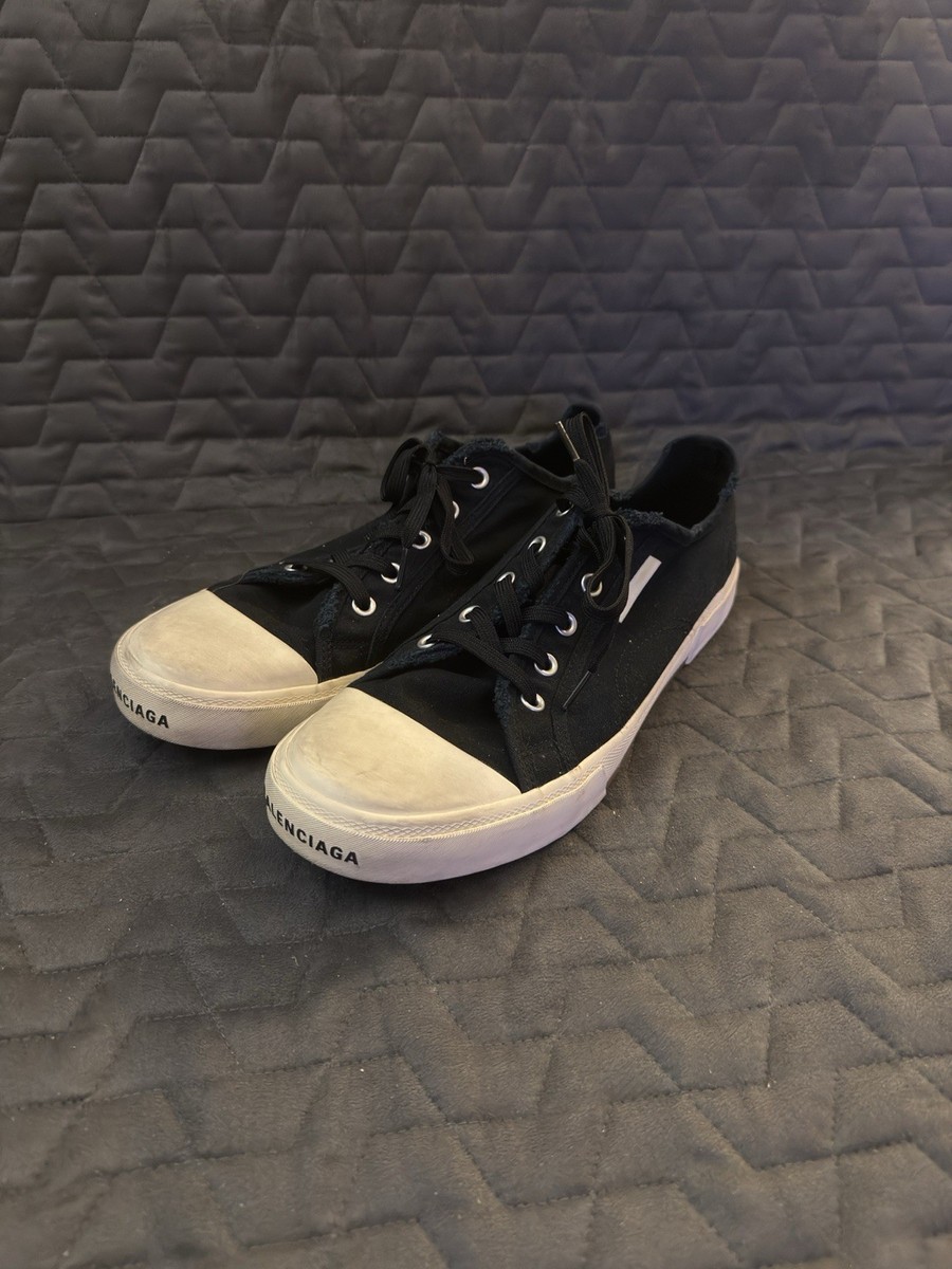 Balenciaga Paris Low Black White | eBay