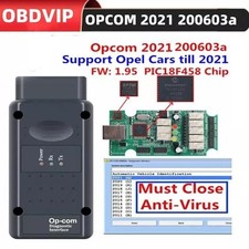 Interface OPCOM Diagnostic Voiture avec Câble USB et CD pour Opel/Vauxhall