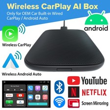 Eonon A502 Wireless CarPlay AI Box Android Adattatore Auto con Netflix YouTube