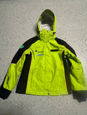 VIST Womens's Ski Jacket Green/Black Planai Austria US Size 8 (Medium) w/ Hood