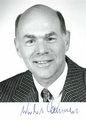 Autograph Norbert Lammert politician CDU Bundestag photo autographed