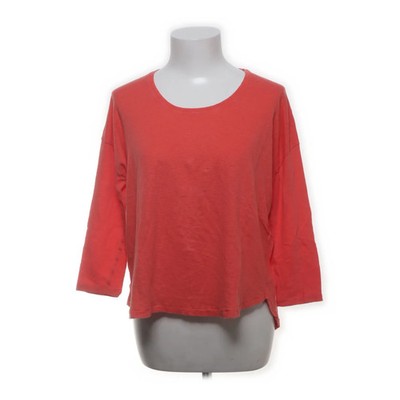 Closed, Langarmshirt, Größe: M, Orange, Leinen, Einfarbig, Damen #dub
