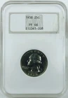 1938 P WASHINGTON QUARTER! NGC PR66! STUNNING PIECE! SOAPBOX HOLDER! NR #G2310