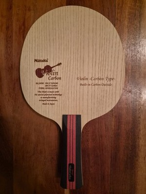 Nittaku Violin Carbon, FL, 88gr., Holz, TT, Tischtennis (wie neu!)