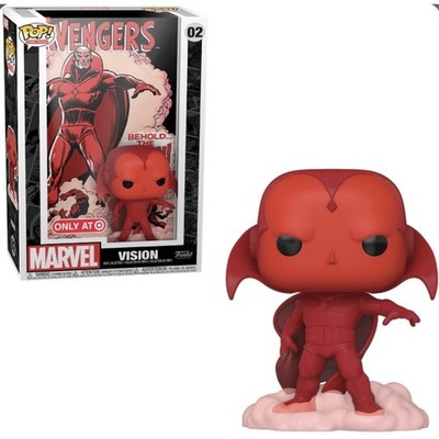 Funko Pop Comic Cover Kids OS Red Excellent Marvel Vision #02 Target Exclusive