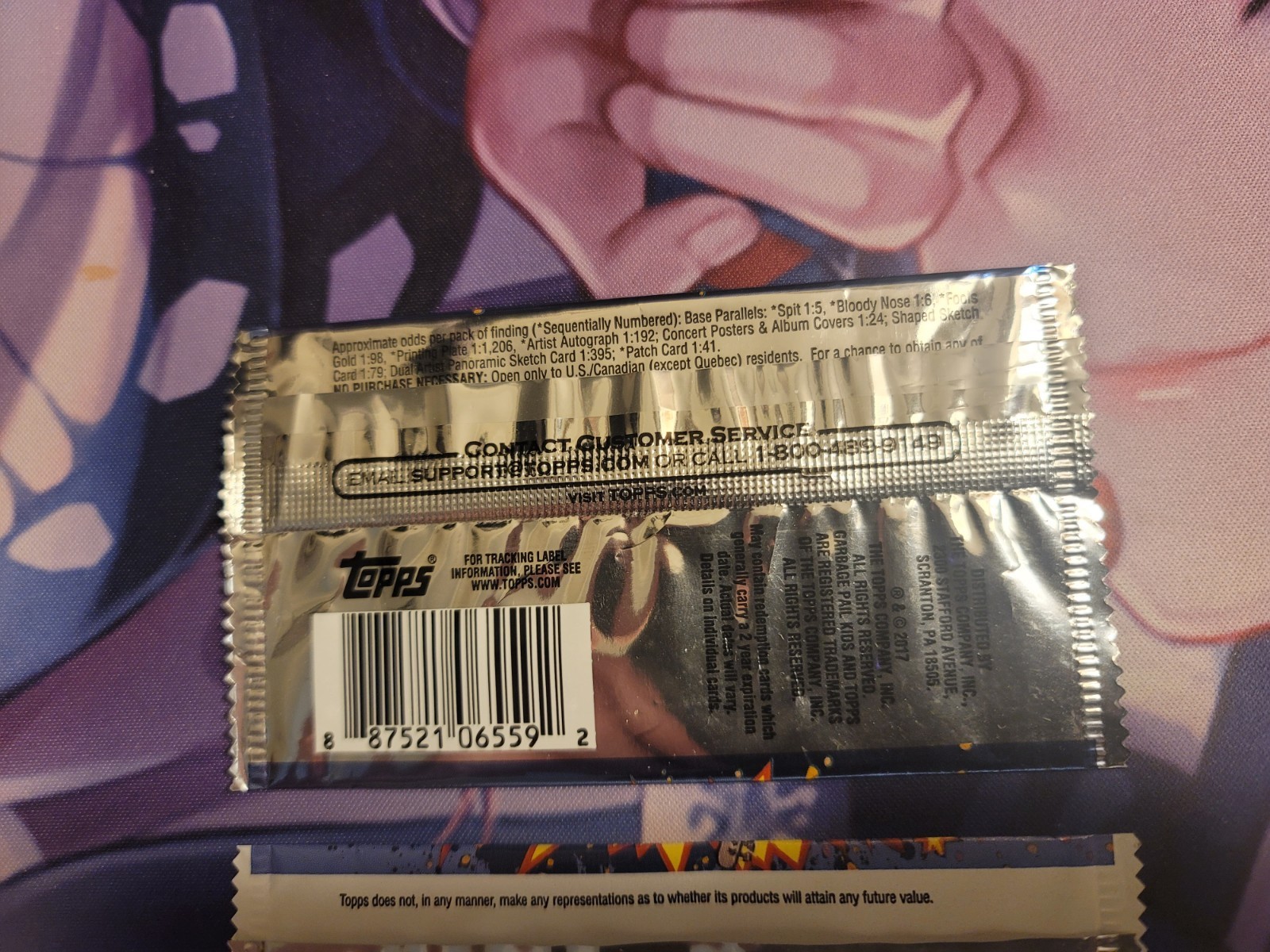 Lot 2017 Topps GPK Battle of the Bands Empty Wrapper Hobby Collector Retail RARE