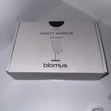 Blomus Vista Vanity Mirror, Chrome Plated Steel, Foam Rubber - 68949