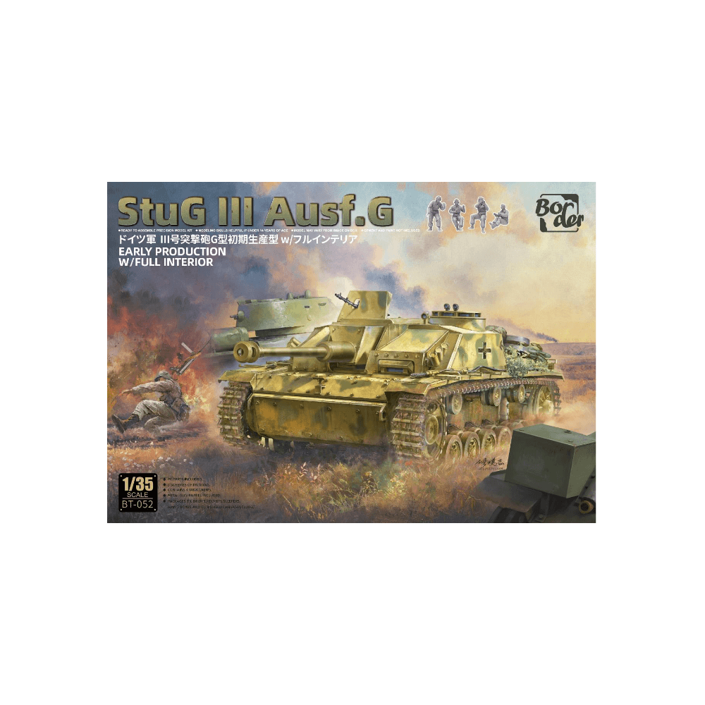 Border Models 1:35 Stug III Ausf.G Early Production Full Interior Model Kit
