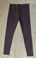 Logo By Lori Goldstein Leggings Plum Medium Tall