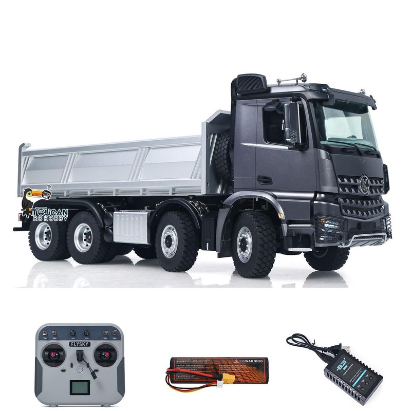 Kabo RTR 8X8 1/14 RC Dump Truck K5703 Electric Lifting Tipper Model 2Speed Light