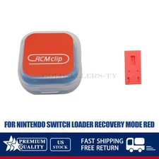 RCM Tool Clip Short Circuit Jig For Nintendo Switch Loader Recovery Mode RED US
