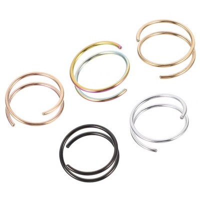  5 Pcs Lippenring Für Den Alltag Nasenpiercing Schmuck Nasenring Hoop
