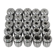 25 pc INDUSTRIAL GRADE ACCURATE ER32 COLLET SET 1/16"-3/4" by 16th and 32nd