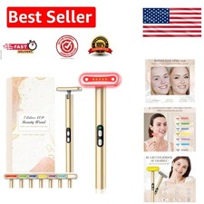 Portable 7-Color Light Therapy Wand for Natural Skin Care Rejuvenation