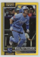 2026 Topps Series 1 Yellow Rainbow Foil 168/399 Mike Yastrzemski #242