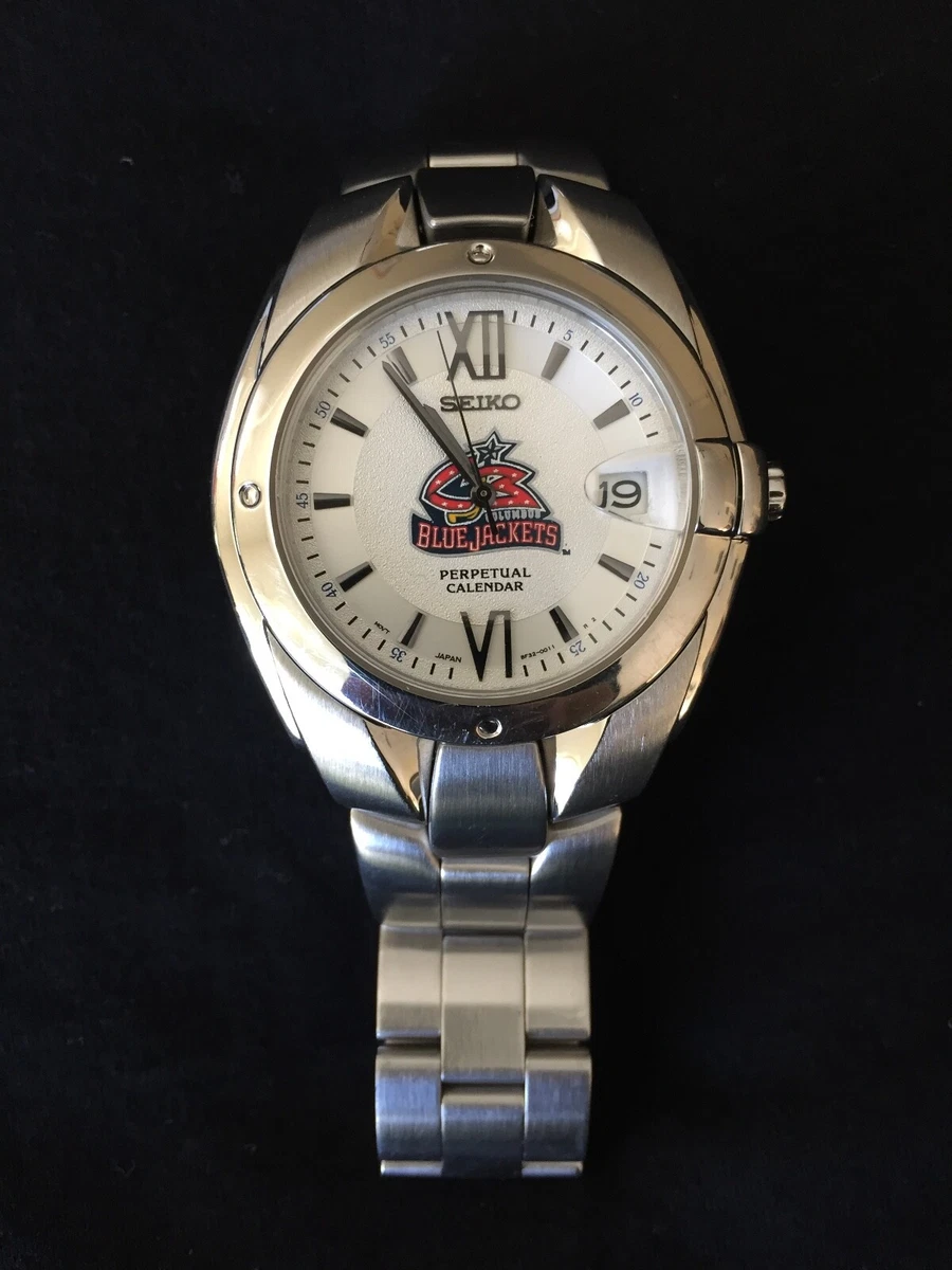 Columbus Blue Jackets Seiko Watch eBay