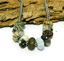 10 Pcs. Special Multi Gemstone 5MM Big Hole Beads Large Hole Beads 14x8mm Beads