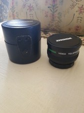 ZYKKOR VIDEO Telephoto 2.0X HI-Resolution AF. LENS w/ case Made in Japan