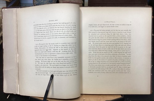 1867 Hugh Finlay's Journal Kept During a Survey of Post Roads in North America - Picture 9 of 18