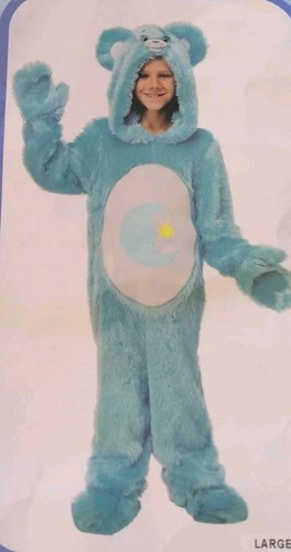 Care Bears Bedtime Bear Fluffy Costume Halloween Play Pretend Cosplay Child SZ L - Picture 2 of 6