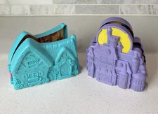 Mattel Disney Once Upon A Time Beauty And The Beast Snow White Playsets 1992 LOT