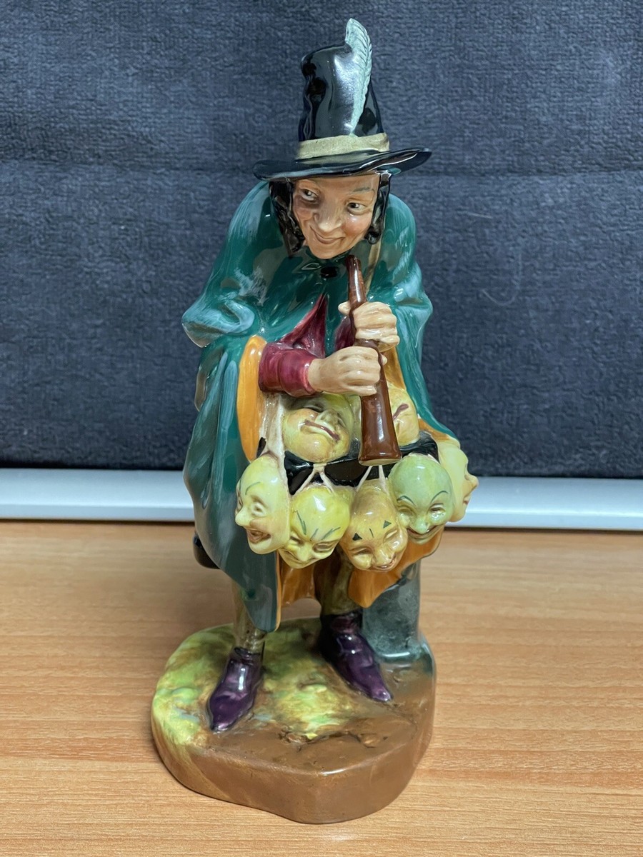 Vintage Royal Doulton - The Mask Seller Figurine - Made in England