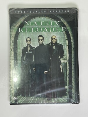 NEW SEALED MATRIX RELOADED DVD 2003 full screen Keanu Reeves Laurence fishburne
