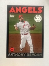 2021 Topps 1986 Baseball 35th Anniversary Black 164/299 Anthony Rendon #86B-33