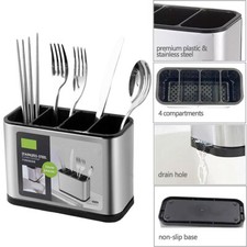 Rack Organizer Cutlery Dryer Drainer Shelf Chopsticks Fork Spoon Holder