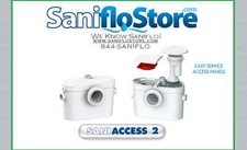 New Saniflo Saniaccess 2 Macerator Pump, Part # 081  Free Shipping, 3yr Warranty