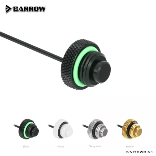 Barrow TCWD-V1 G1/4"-10K temperature water stop sealing plugs for water cooling
