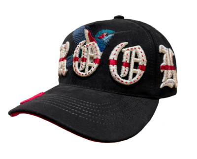 DIEZ-CU4TRO HATS MENS BLACK SNAPBACK CROOK 10-4CROOK BLK