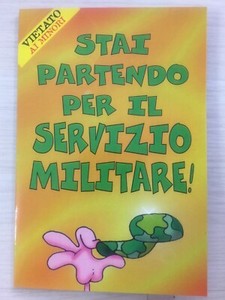 Biglietto Auguri Per Uomo Servizio Militare Ebay