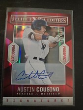2014 Panini Elite Extra Edition Prospects Auto /599 Austin Cousino #37  Mariners