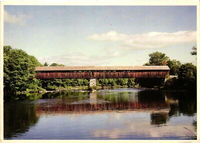 Vintage Postcard 4x6- Blair Covered Bridge, Campton, NH.