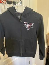 Jordan size 8-10 youth Jacket Hoodie 20 x 16 Flight black