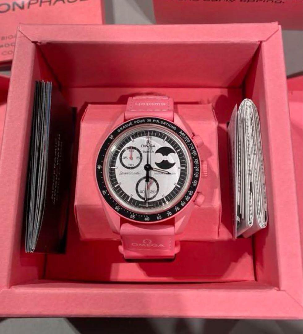 Omega x Swatch Bioceramic MoonSwatch MISSION TO THE PINK Omega x Swatch Bioceramic MoonSwatch MISSION TO THE PINK