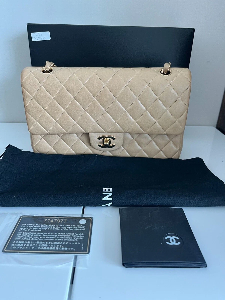 Chanel, Olive Green Calfskin Classic Double Flap