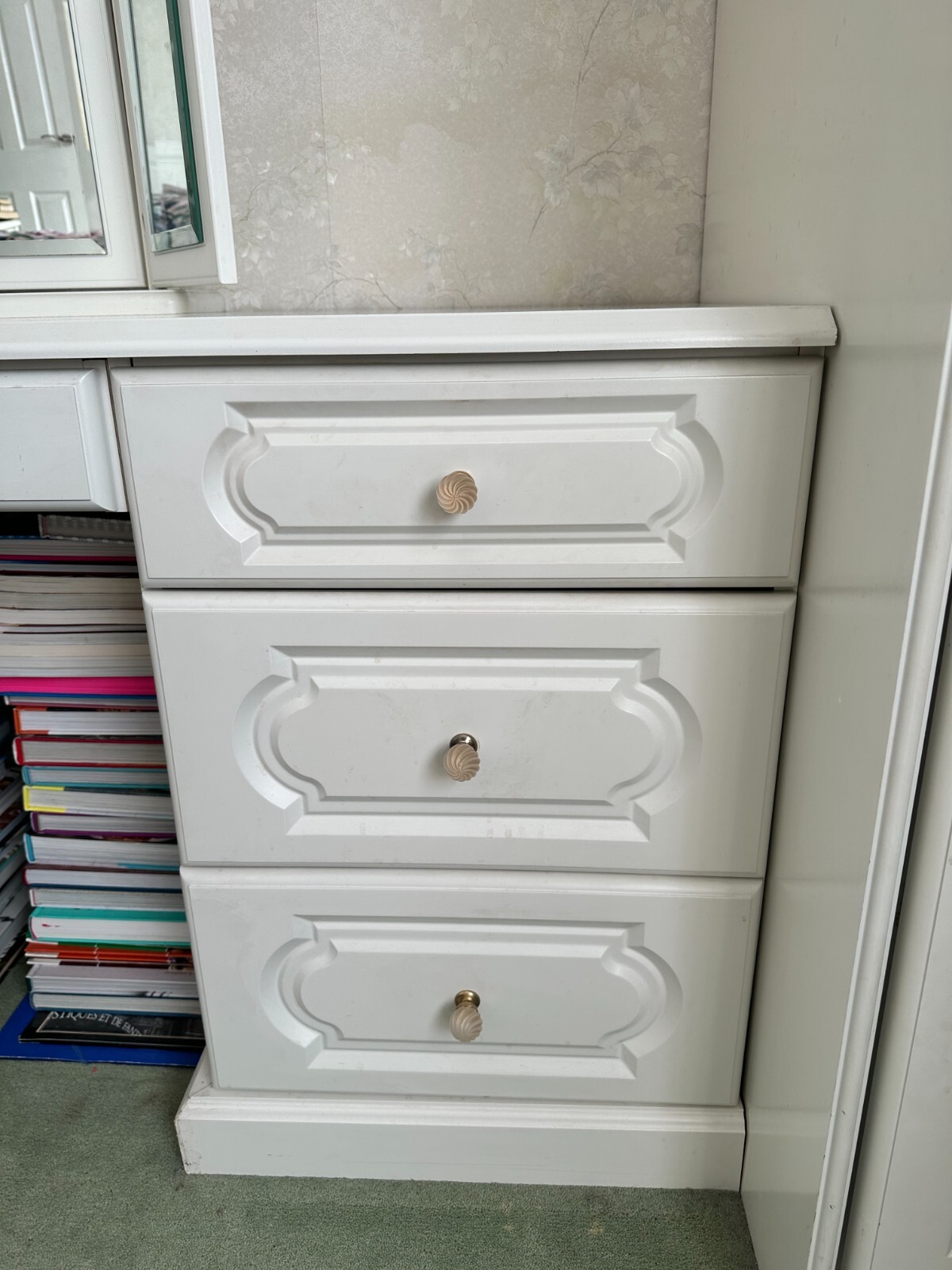 White used bedroom furniture set eBay